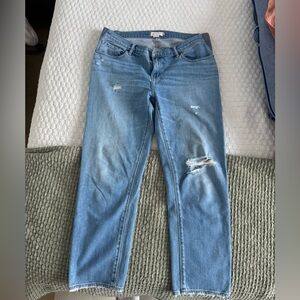 Hatch Maternity Jeans- Distressed Boyfriend Fit
